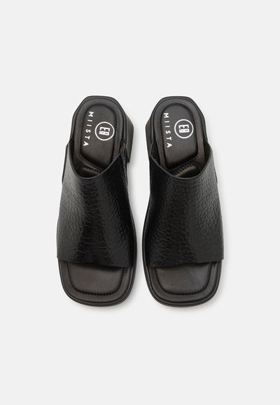 MIISTA CLARIN MULE - Papuci înalți - black
