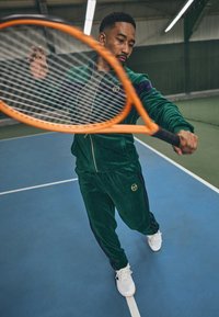 Sergio Tacchini DAMARINDO VELOUR TRACKSUIT - Gornji dio trenirke - rainforest/maritime blue