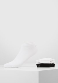 s.Oliver ONLINE UNISEX ORIGINALS 6 PACK - Füßlinge - black/white
