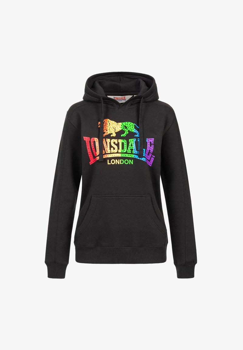 Black rainbow hoodie Clearance