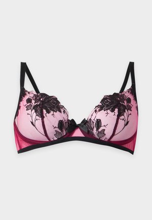Agent Provocateur, ELVIE  - Voorgevormde BH - pink/black