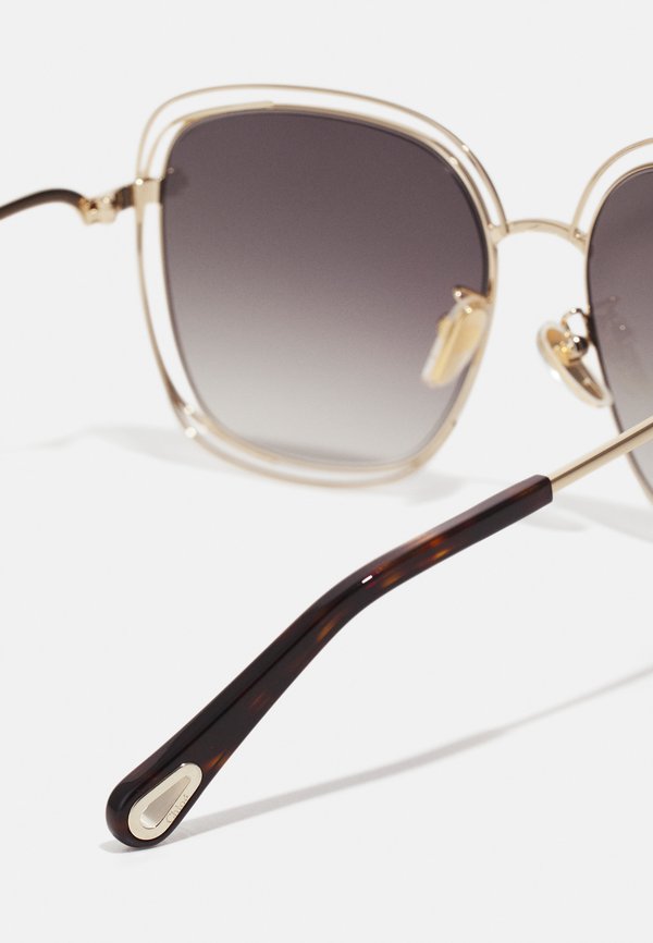 CARLINA OVERSIZED RECTANGULAR METAL SUNGLASSES - Sunglasses4