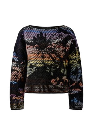 Oui, PULLOVER - Strickpullover - lilac yellow
