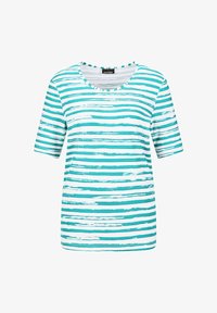 Ausgewählt, petrol white patterned