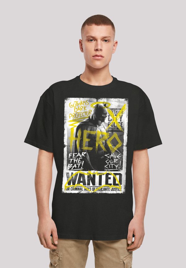 BATMAN V SUPERMAN SUPERHELD WANTED POSTER - T-Shirt print