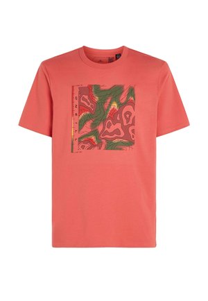 O'Neill T-shirt print - red orcher
