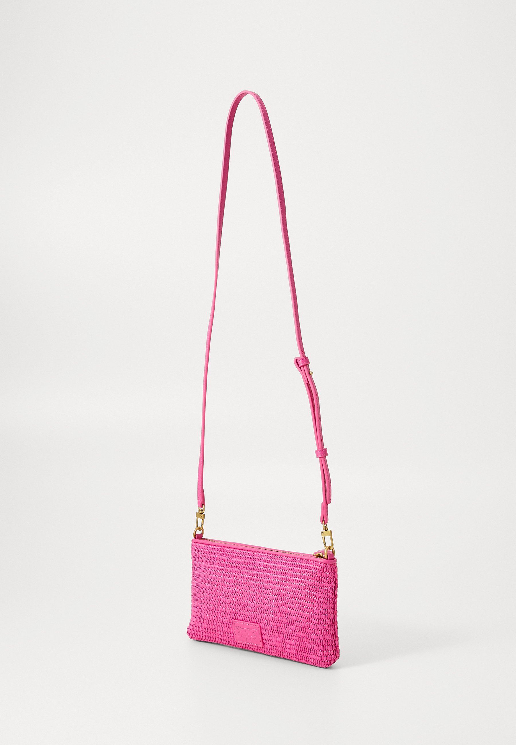 Pinko FLAT HORIZONTAL MINI - Pochette - pink/antique gold