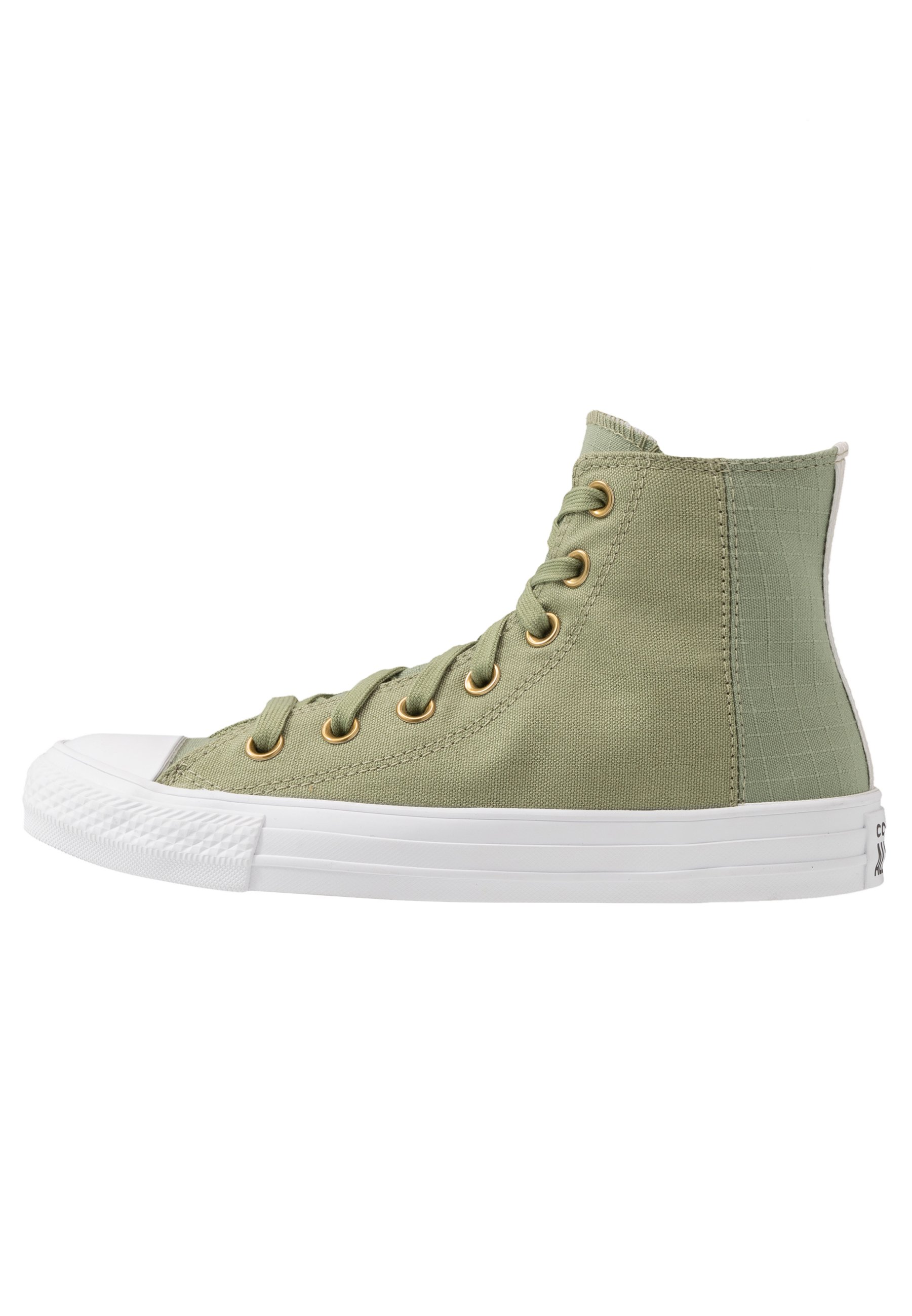 Converse CHUCK TAYLOR ALL STAR - Høye joggesko - khaki/total orange/white Converse CHUCK TAYLOR ALL STAR - Høye joggesko - khaki/total orange/white