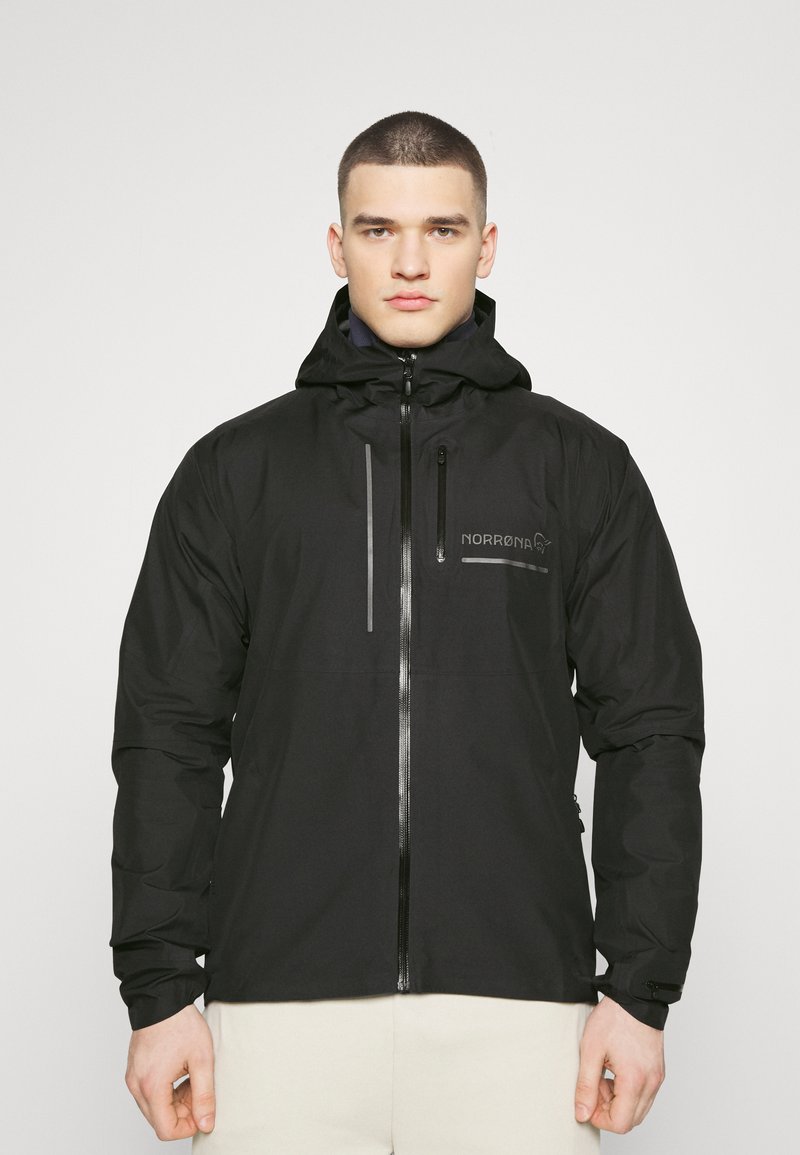 Norrøna SENJA GORE TEX ACTIVE JACKET Hardshell jacket caviar/black