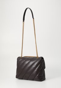 Pinko LOVE PUFF - Torba čez telo - brown/antique gold