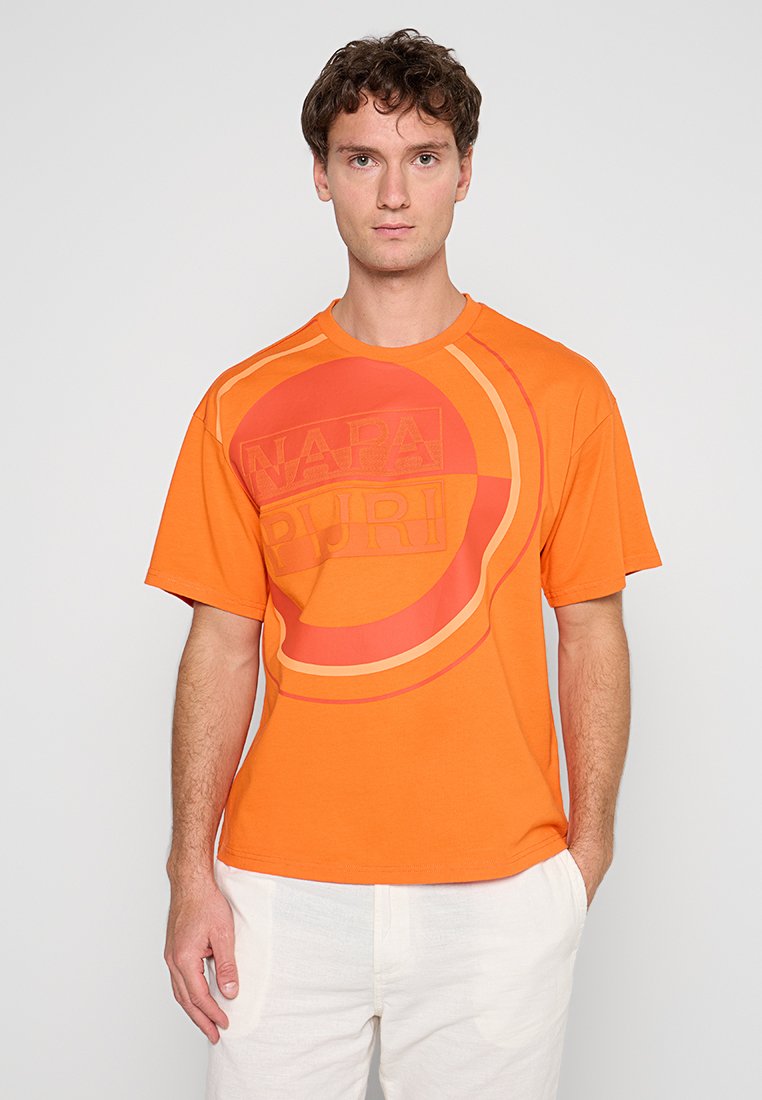 Napapijri T-shirt print oranje