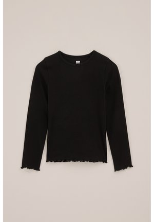 WE Fashion, Langarmshirt - black