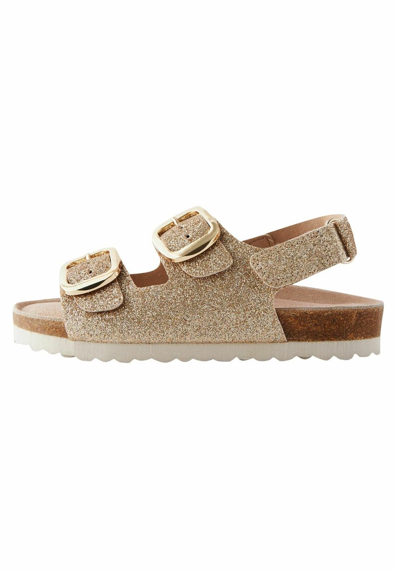 Next Sandaler - gold glitter