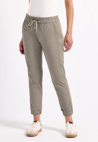 Street One - Tracksuit bottoms - beige Thumbnail Image 1