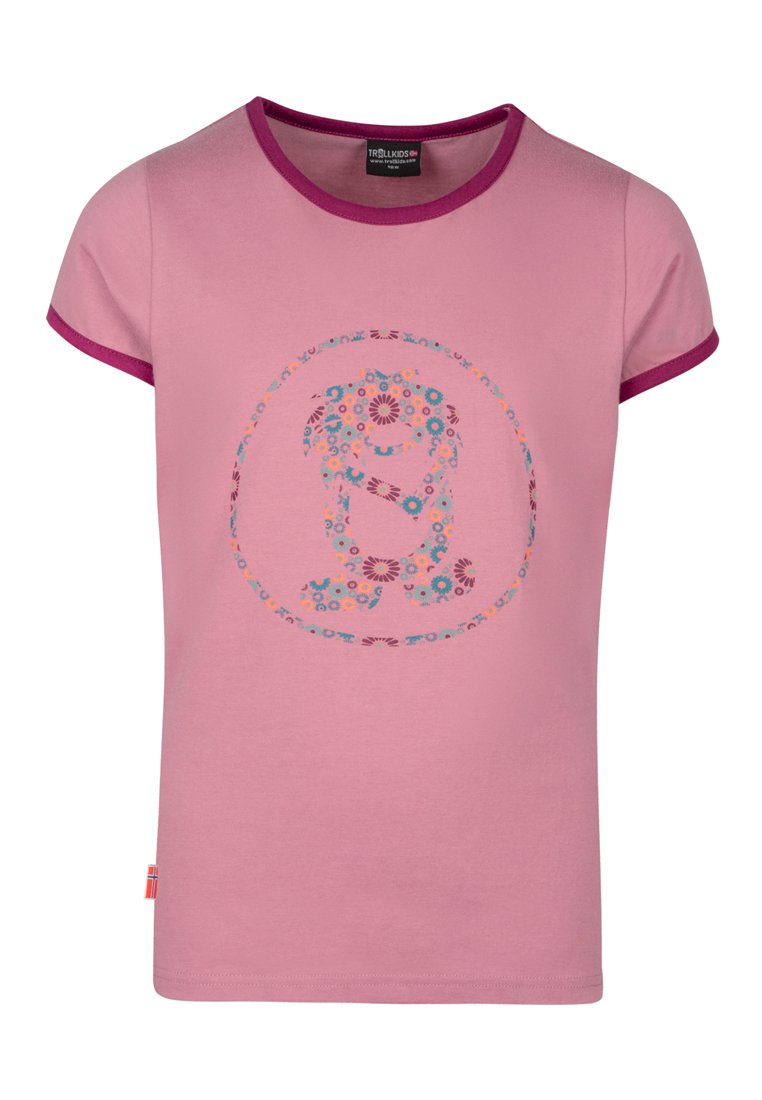 Trollkids T-shirt print roze
