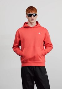 Jordan M J ESS FLC PO - Jersey con capucha - lobster/(white)