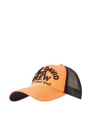 TRUCKER MIT -LOGO STICKEREI - Cap - sunrise neon