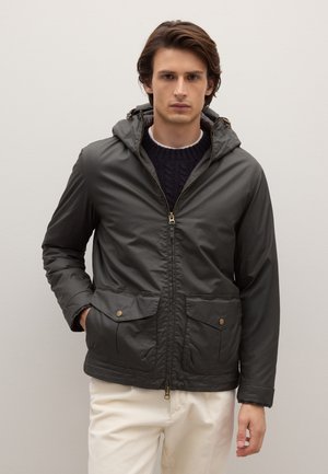 HOODED - Parka - army green