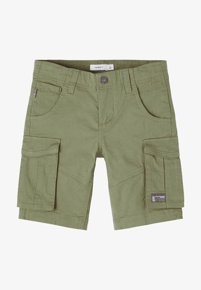NKMRYAN REG NOOS - Pantalon cargo - deep lichen green