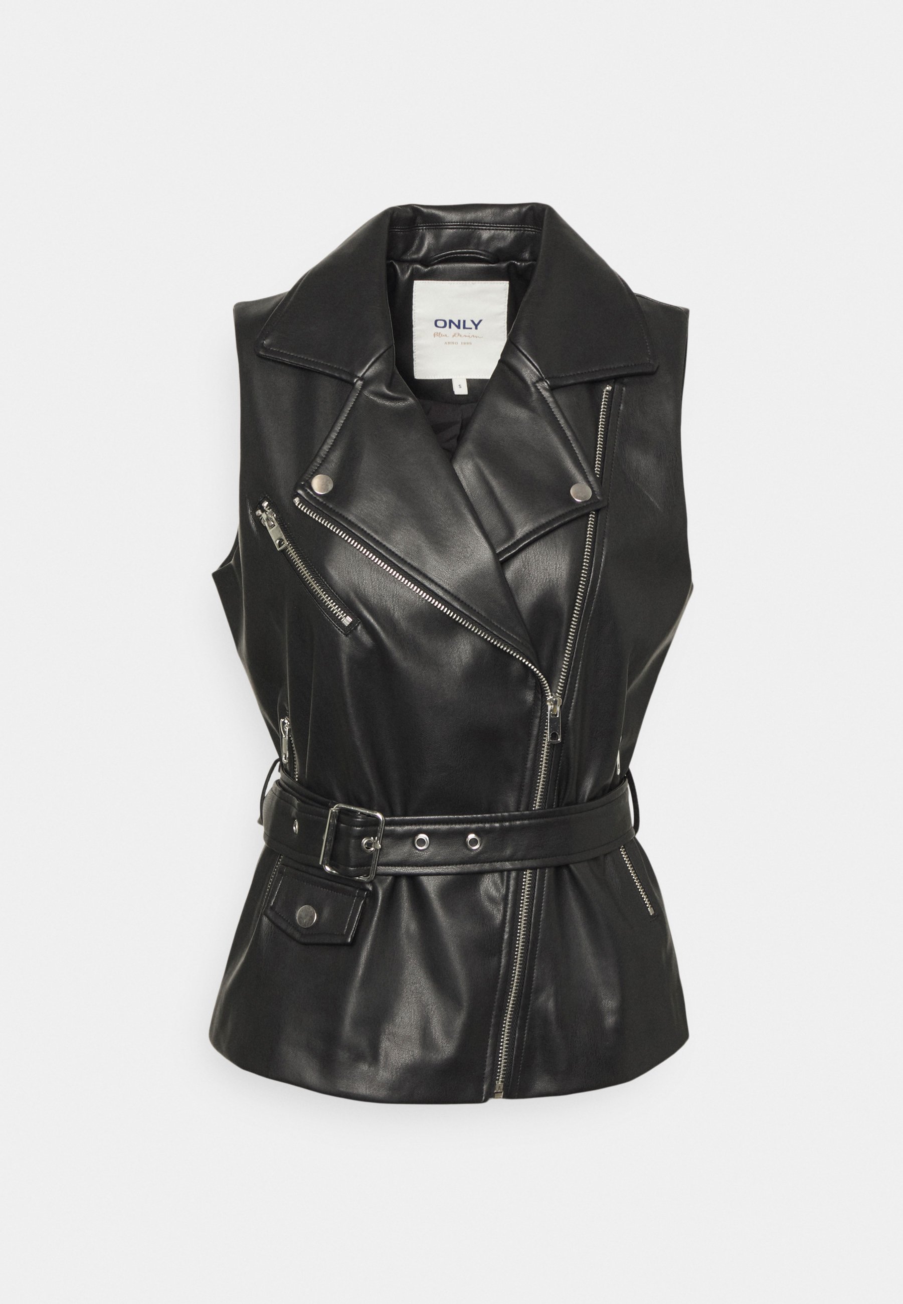 ONLY DIONNE BIKER - Bodywarmer - black/zwart - Zalando.nl