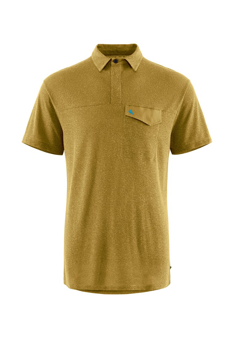 Klättermusen Poloshirt mosterdgeel Klättermusen Poloshirt mosterdgeel