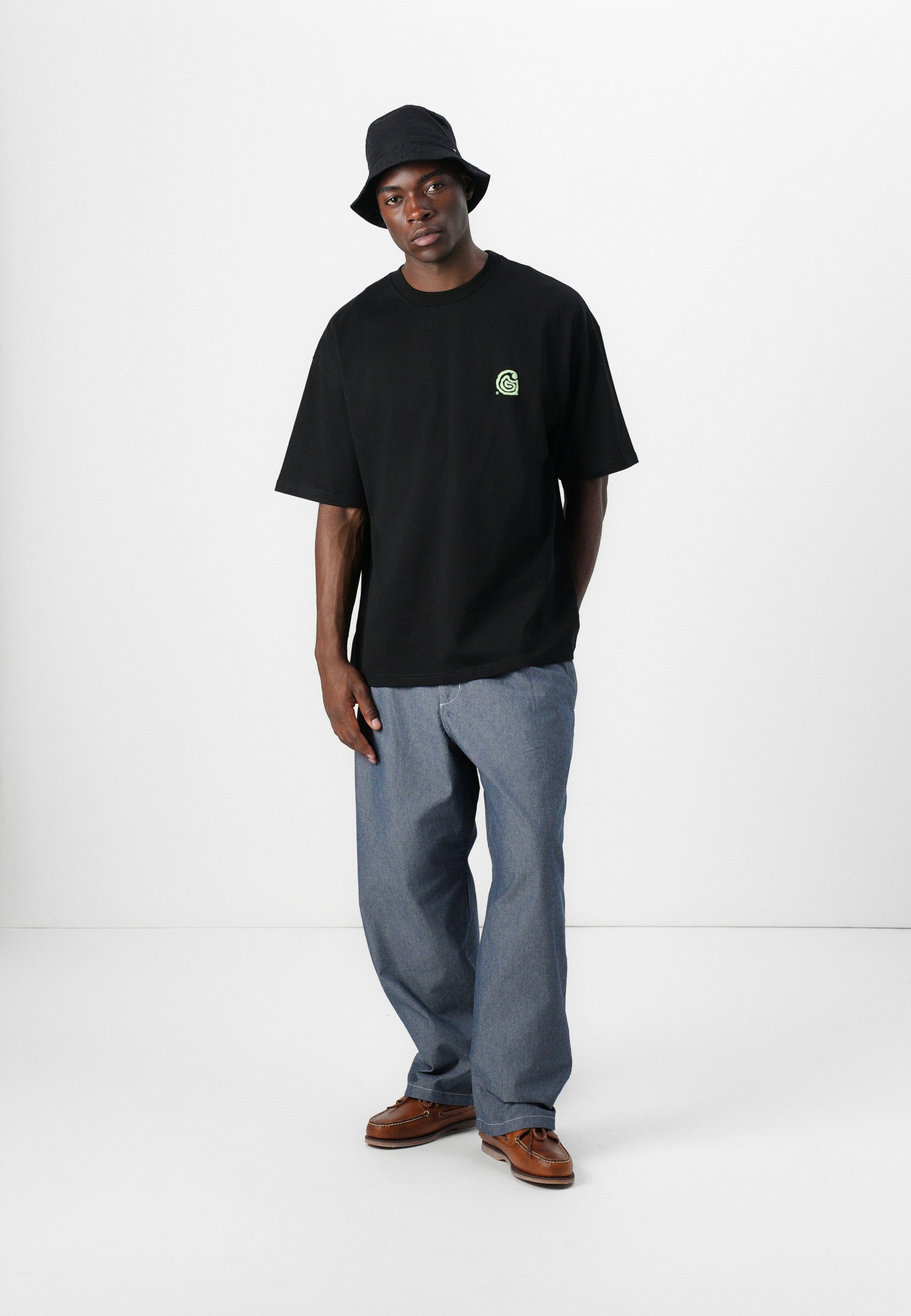 Carhartt WIP HELIX - Print T-shirt - black - Zalando