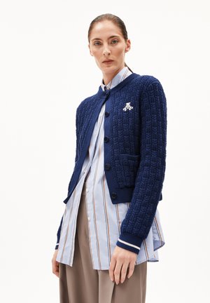 JULIAANAS STRUCTURE - Cardigan - blue noon