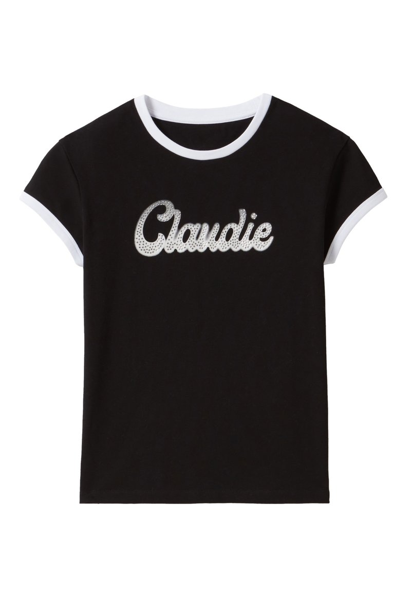CLAUDIE PIERLOT T-shirt print zwart