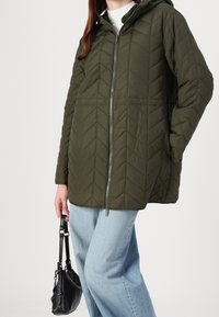 Pieces Vinterkappa /-rock - dark green