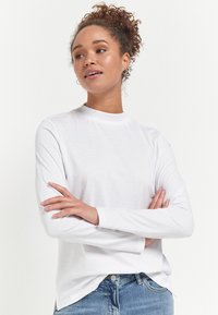 Next HIGH NECK - Pitkähihainen paita - white