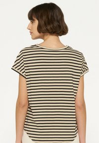 10DAYS STRIPES - Camiseta estampada - safari black