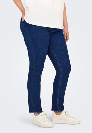 CARHUSH MID - Slim fit jeans - dark blue denim