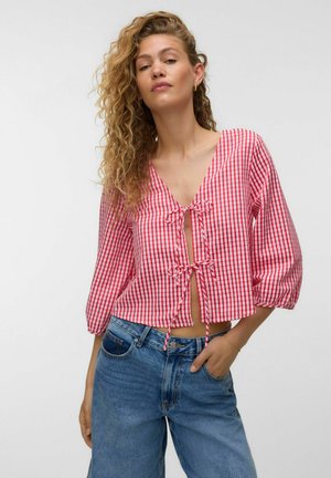 Vero Moda, BLOUSE VMCAMILLA TOP - Blouse - pink-a-boo