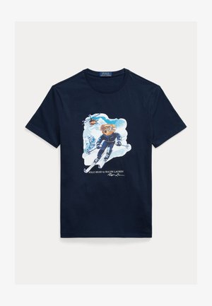 Polo Ralph Lauren CUSTOM SLIM FIT POLO BEAR T-SHIRT - Tričko s potlačou - worth navy