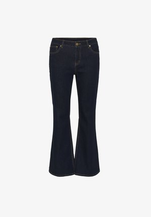Culture, CUHALLE BOBBIE FLARE - Flared jeans - rinse wash