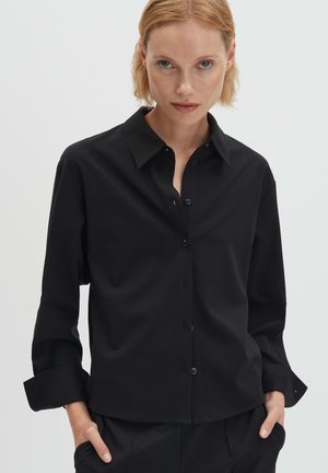 STRAIGHT CUT - Hemdbluse - black