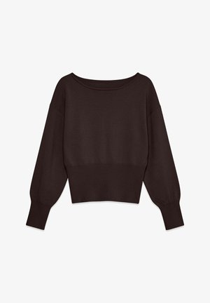 Vero Moda, KNITTED PULLOVER VMRAYE KNITTED PULLOVER - Strickpullover - chocolate torte