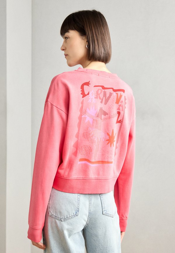 FRONT BACK ARTWORK SPRAYED LOOSE FIT - Sweatshirt