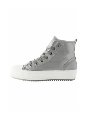 Sneakers alte - metallic grey