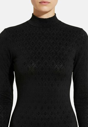 Waldorff, SPITZENBODY FLORA, LANGARM - Body - schwarz