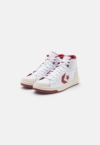 Converse PRO BLAZE UNISEX - Sneaker high - white/nomadic rust/vaporous ...