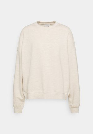 Sweatshirt - mottled beige