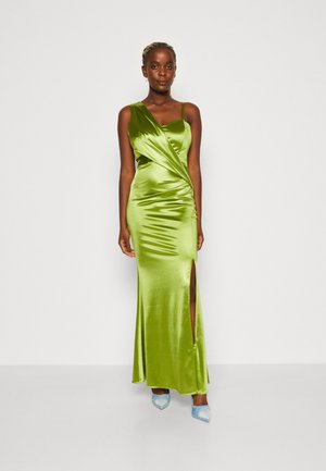 MAISY ASYMMETRIC MAXI - Trikotāžas kleita - olive green