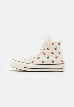 Converse CHUCK 70 - Visoke tenisice - egret/black/red