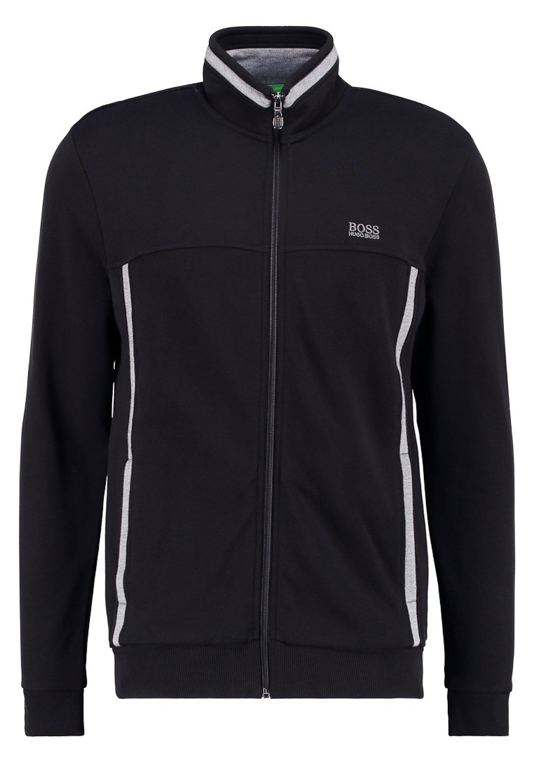 Boss Sweater met rits zwart Boss Sweater met rits zwart