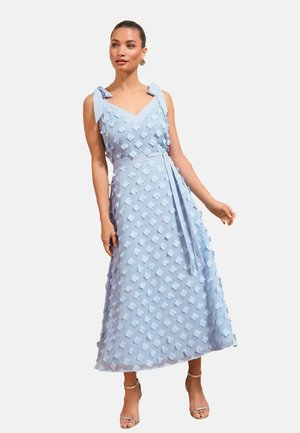 Love & Roses PETITE FIT - 3D FLORAL - Vapaa-ajan mekko - blue
