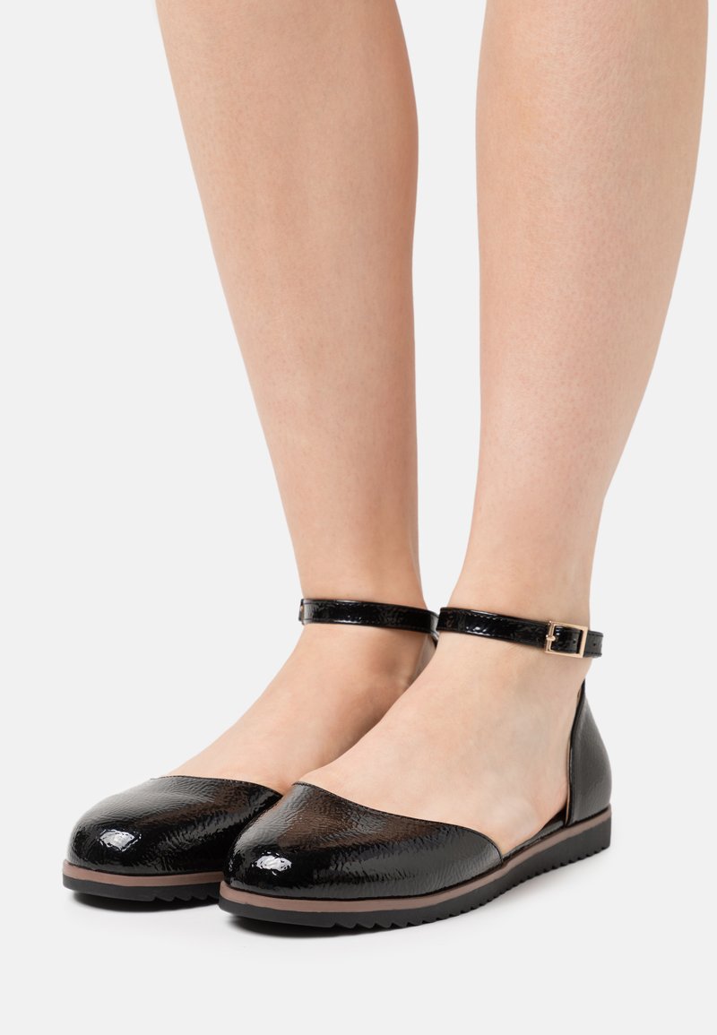 Anna Field COMFORT Ankle strap ballet pumps black Zalando.ie
