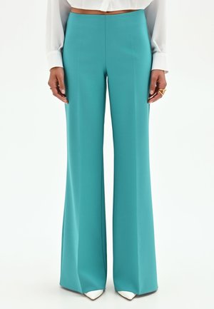 Rinascimento, PANTALONE PALAZZO BLU OTTANIO - Pantaloni - turquoise