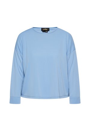 usha, LONG-SLEEVED BLOUSE - Langarmshirt - hellblau