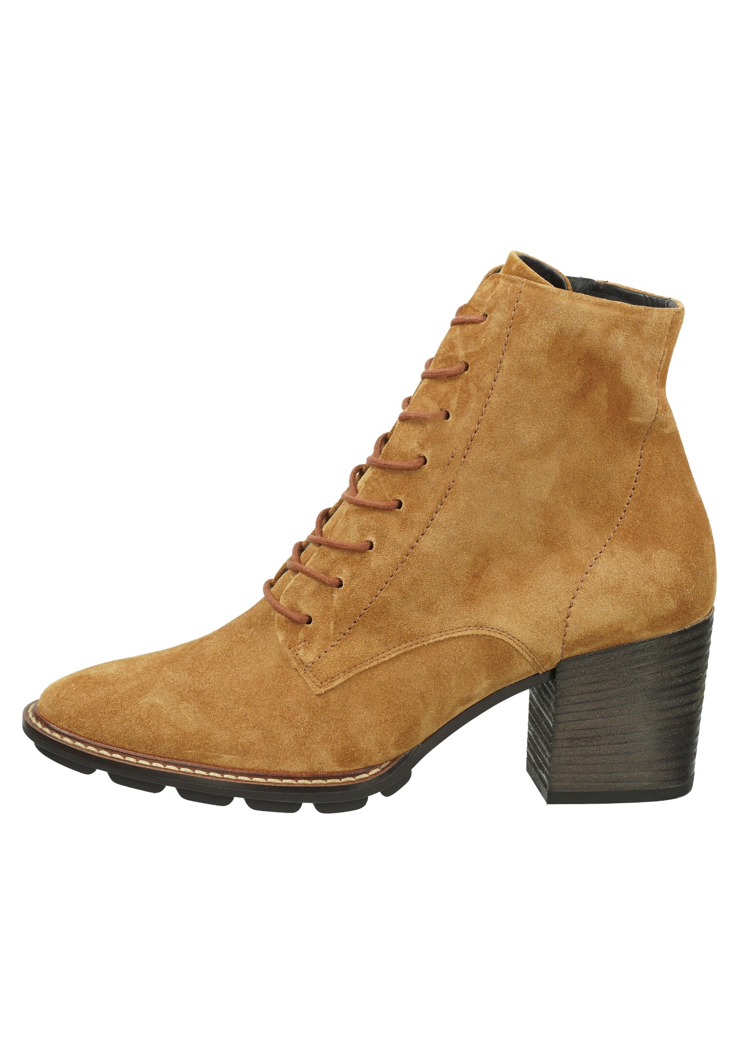 paul green ankle boots cognac